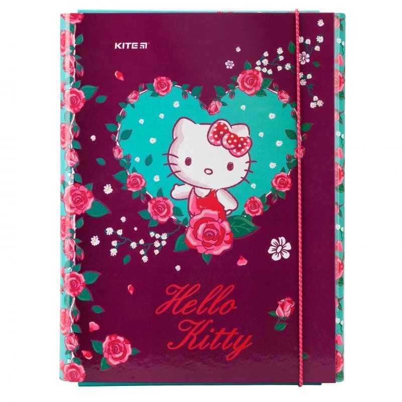 Папка для праці А4 картон Hello Kitty KITE від компанії Канц Плюс - фото 1