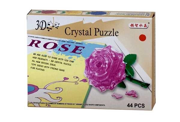 Пазл 3D пластиковий ТРОЯНДА Crystal Puzzle від компанії Канц Плюс - фото 1