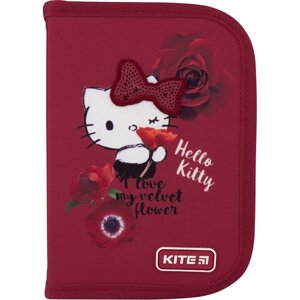 Пенал 1 відділення з 1 відворотом 621 Hello Kitty-1, Kite