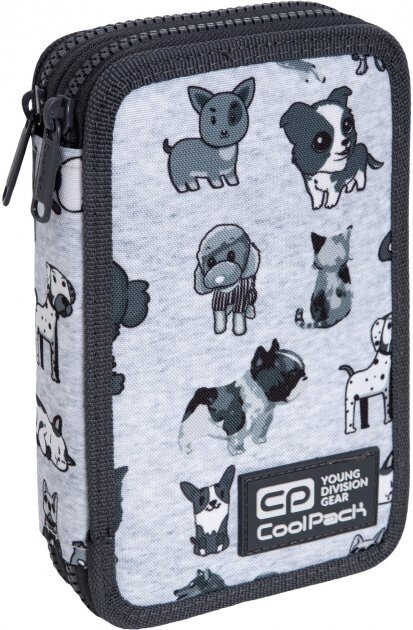 Пенал на 2 замки з наповн. Jumper 2 Doggies Coolpack від компанії Канц Плюс - фото 1