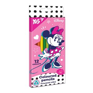 Олiвцi 12 кольорів Minnie Mouse YES