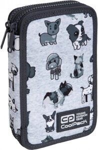 Пенал на 2 замки з наповн. Jumper 2 Doggies Coolpack