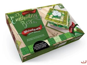 Набір для творчості Шкатулка Embroidery Box White Roses, DankoToys (16)