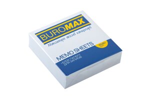 Папір для нотаток 80*80*20 мм 250 арк білий не склеєний JOBMAX, Buromax