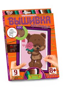 Вишивка хрестиком мал Ведмедик-2, DankoToys (10)