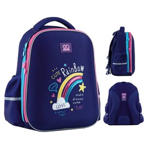 Рюкзак Education напівкаркасний 165M-1 Cute Rainbow GoPack