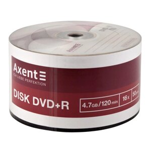 Диски DVD-R 4.7GB / 16х Axent (50)