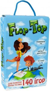 Настільна розвиваюча гра (укр) "Flop-Top", в кор-ці 18,7-12-4,5см Stateg