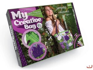 Вишивка Сумки гладдю і стрічками My Creative Bag Сирень, DankoToys (5)