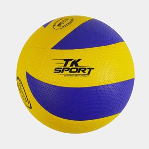 М'яч волейбольний TK Sport 1 вид клейка 280-300 грамів матеріал м'який PVC