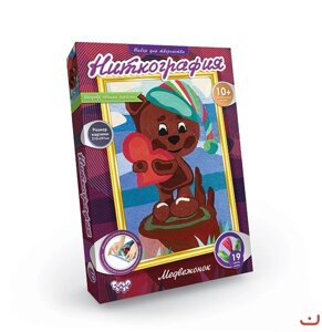 Набір для творчості Ніткографія Ведмежа, DankoToys (9)