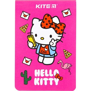 Блокнот 48 арк, 70х105мм Hello Kitty, Kite