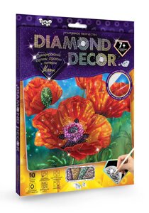 Набір для творчості Diamond decor Маки, DankoToys