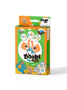 Гра настільна МІНІ Doobl Image Animals укр, DankoToys (16/32)