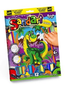 Картинка з піску Sandart 2-га серія Динозавр, DankoToys (10)
