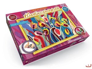 Набір для творчості Ніткографія Тюльпани, DankoToys (9)