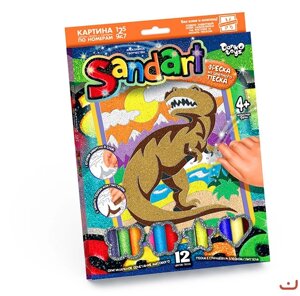 Картинка з піску Sandart Динозавр-1, DankoToys (10)
