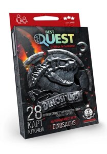 Гра настільна МІНІ Best Quest Динозаври, DankoToys (16/32)
