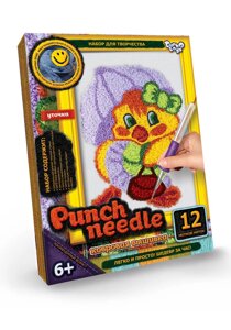 Вишивка килимова Punch needle Качка, DankoToys (10)