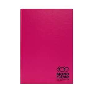Щоденник шкільний В5 40арк тверда обкладинка MONOCHROME рожевий Zibi