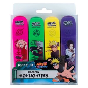 Маркер Highlighter набір з 4-х кол. Naruto Kite