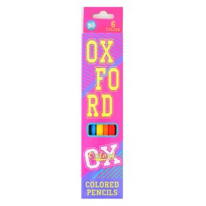 Олiвцi 6 кольорів Oxford (pink) YES