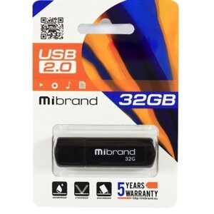 Флеш-накопичувач USB 32GB Grizzly Black Mibrand