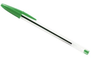 Ручка кулькова Crystal зелена, BIC (50)