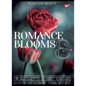 Зошит для записів А4 48 арк Romance blooms клітка YES