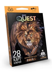 Гра настільна МІНІ Best Quest Animals, DankoToys (16/32)