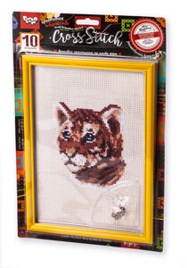 Вишивка хрестиком на канві Cross Stitch Тигр, DankoToys (15)