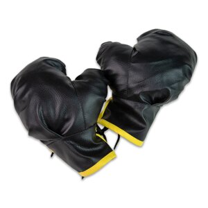 Боксерські рукавички жовто-чорні Strateg