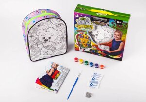 Розмальовка-Рюкзак My Color BagPack Ведмедик, DankoToys (5)