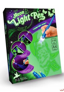 Набір Малюй світлом Neon Light Pen Сова, DankoToys (10)