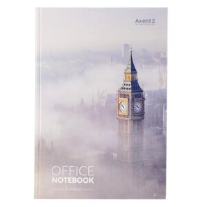 Книга записна А4 192 аркуша London клітинка, Axent (5)