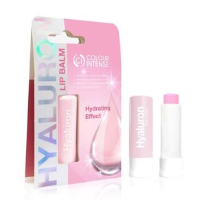 Бальзам з гіалуроновою кислотою для губ LIP BALM HYALURONIC ACID 5 г (01 троянда) Colour Intense