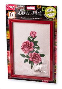 Вишивка хрестиком на канві Cross Stitch Троянди, DankoToys (15)