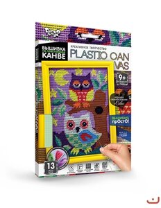 Вишивка на пластиковій конві Plastic canvas Сови, DankoToys (10)