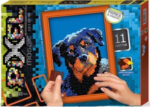 Картина з мозайки Pixel Цуценя, DankoToys (10)