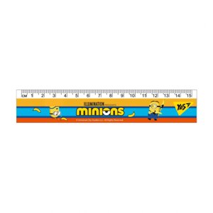 Лінійка 15 см Minions Yes