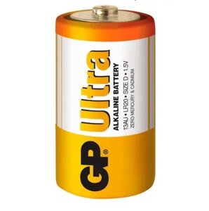 Батарейка LR20 бочка сольова Ultra Alkaline GP