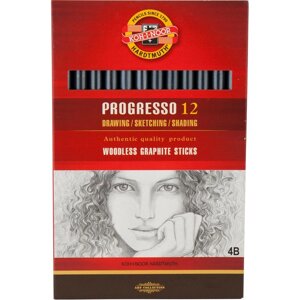 Олівець бездеревний Progresso 4B К-І-Н (12)