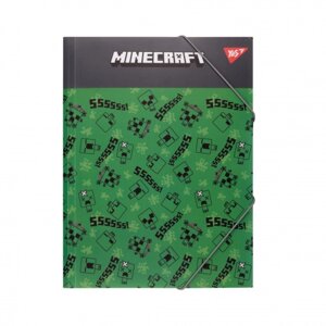 Папка A4 на гумці Minecraft. Creepers Yes