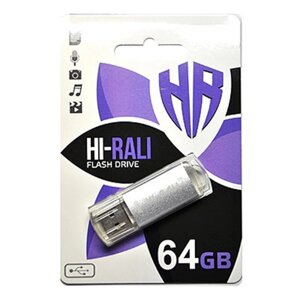 Флеш-накопичувач USB 64GB Rocket silver Hi-Rali