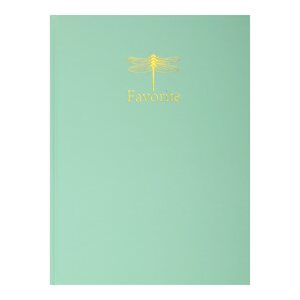 Книга записна А4 96арк клітинка тв обкл FAVOURITE PASTEL м'ятна Buromax (8)