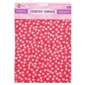 Папір для декупажу Country garden 2 листа 40*60 см Santi