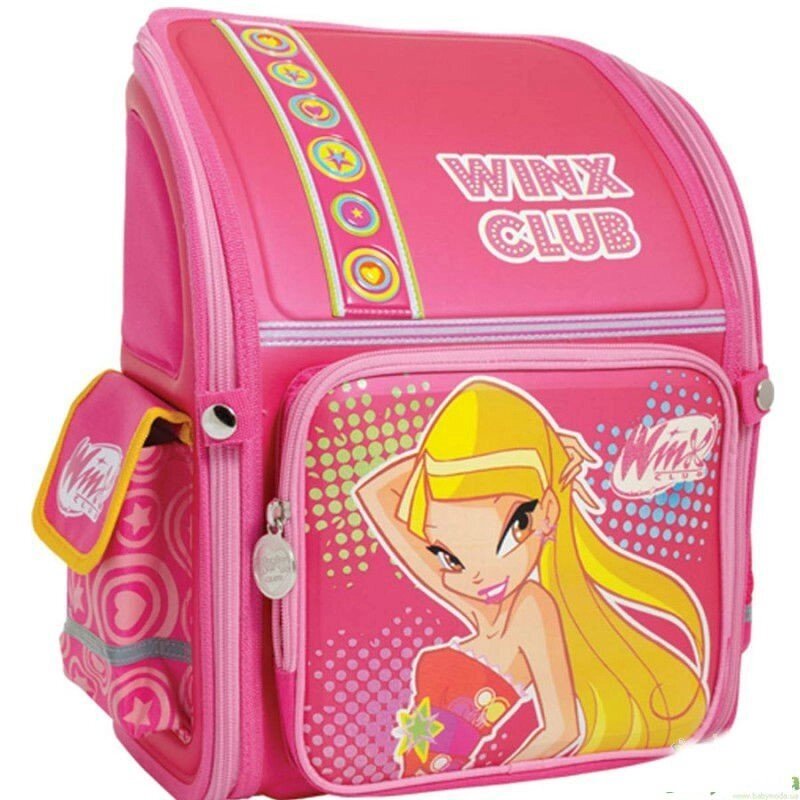 Ранець каркасний WINX-CLUB Н-18 27х15х34 см 1Вересня від компанії Канц Плюс - фото 1