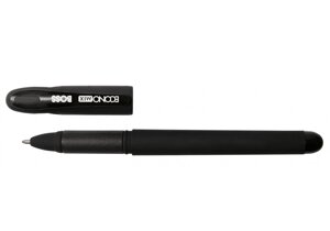 Ручка гелева BOSS чорна 1мм Economix (12)