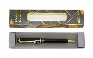 Ручка подарункова чорна з золотом, Wilhelm Buro