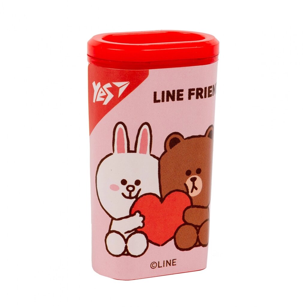 Точилка-бочонок Line Friends Yes (24) від компанії Канц Плюс - фото 1